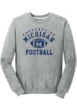 Main image for Mens Grey Michigan Wolverines Stacked Crew Sweatshirt