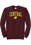 Main image for Mens Maroon Central Michigan Chippewas Arch Logo Crew Sweatshirt