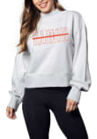 Main image for Womens Ash Illinois Fighting Illini Hailey Crew Sweatshirt