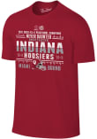 Main image for Indiana Hoosiers 2026 Peach Bowl Champions Undefeated Short Sleeve T Shirt - Red