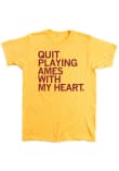 Main image for Ames Yellow Ames With My Heart Short Sleeve Fashion T Shirt