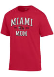 Main image for Miami RedHawks Red Champion EST Date Mom Jersey Short Sleeve T Shirt