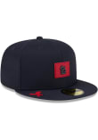 St Louis Cardinals Mens 2026 Clubhouse 59FIFTY NAVY New Era Fitted