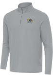 Main image for Mens Kent State Golden Flashes Ash Antigua Intent Qtr Zip Pullover