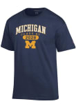Main image for Michigan Wolverines Navy Blue Champion Class of 2028 Jersey Short Sleeve T Shirt