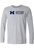 Main image for Mens Grey Michigan Wolverines School of History Tee