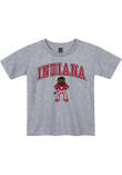 Main image for Toddler Crimson Indiana Hoosiers Arch Bison Short Sleeve T-Shirt