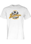 Main image for Iowa Hawkeyes White Blue 84 Big Ten Baseball Short Sleeve T Shirt