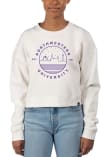 Main image for Womens Northwestern Wildcats Ivory Uscape Pigment Dyed Crop Crew Sweatshirt