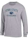 Main image for Mens Penn State Nittany Lions Grey Champion Grandma Jersey Tee