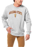 Main image for Mens Arizona State Sun Devils Grey League Arch Mascot Crew Sweatshirt
