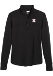 Main image for Womens Nebraska Cornhuskers Black Vineyard Vines Dreamcloth Shep Shirt Qtr Zip Elevated