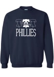 Main image for Philadelphia Phillies Womens Blue Gildan Crew Sweatshirt