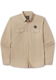Main image for Mens Texas Tech Red Raiders Khaki Snaps Heritage Denim Long Sleeve Dress Shirt