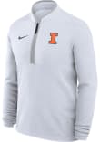 Main image for Mens Illinois Fighting Illini White Nike Victory Qtr Zip Pullover