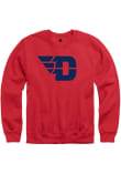 Main image for Rally Dayton Flyers Mens Red Fleece Team Logo Long Sleeve Crew Sweatshirt