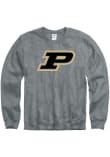Main image for Mens Grey Purdue Boilermakers Primary Team Logo Crew Sweatshirt