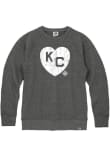 Main image for Rally Kansas City Monarchs Mens Black Heart KC Long Sleeve Fashion Sweatshirt