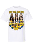Main image for Mens White Michigan Wolverines Basketball Team NIL Graphic Fashion Player T Shirt