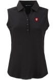 Main image for Womens Indiana Hoosiers Black Cutter and Buck Forge Eco Polo Shirt