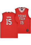 JT Toppin Texas Tech Red Raiders Red NIL Player Jersey Jersey