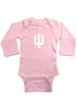 Main image for Baby Pink Indiana Hoosiers Lap Sholder LS One Piece
