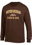 Main image for Mens Western Michigan Broncos Brown Champion Class of 2025 Jersey Tee