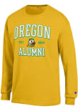 Main image for Mens Oregon Ducks Yellow Champion Est Alumni Jersey Tee