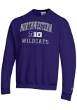 Main image for Mens Northwestern Wildcats Purple Champion Big Ten Powerblend Crew Sweatshirt