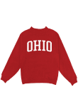 Main image for Blue 84 Ohio Womens Red Mockneck Crew Sweatshirt