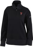 Main image for Womens Texas Tech Red Raiders Black Columbia Heat Seal Omni Wick Birchwood Hills Qtr Zip