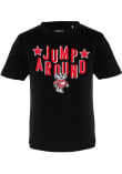 Main image for Toddler Black Wisconsin Badgers Jump Around Short Sleeve T-Shirt