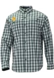 Main image for Mens Baylor Bears Green Columbia Heat Seal Super Tamiami Long Sleeve Dress Shirt