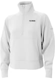Main image for Womens Illinois Fighting Illini White Columbia Heat Seal Wickham Hills Qtr Zip Pullover
