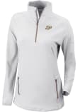 Main image for Womens Purdue Boilermakers White Columbia Heat Seal Omni Wick Outward Nine Qtr Zip