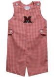Main image for Toddler Miami RedHawks Red Vive La Fete Gingham Overalls