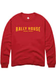 Main image for Summit Sportswear  Mens Red Employee Tees Long Sleeve Crew Sweatshirt