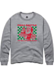 Main image for Rally Pizza Shuttle Mens Grey Santa Long Sleeve Crew Sweatshirt