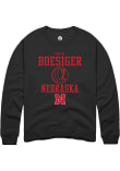 Main image for Maisie Boesiger Rally Mens Black Nebraska Cornhuskers NIL Sport Icon Crew Sweatshirt