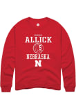 Main image for Rebekah Allick Rally Mens Red Nebraska Cornhuskers NIL Sport Icon Crew Sweatshirt