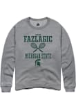 Main image for Sarah Fazlagic Rally Mens Graphite Michigan State Spartans NIL Sport Icon Crew Sweatshirt