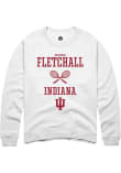 Main image for Patrick Fletchall Rally Mens White Indiana Hoosiers NIL Sport Icon Crew Sweatshirt