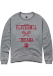 Main image for Patrick Fletchall Rally Mens Graphite Indiana Hoosiers NIL Sport Icon Crew Sweatshirt