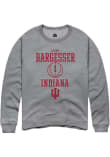 Main image for Lexus Bargesser Rally Mens Graphite Indiana Hoosiers NIL Sport Icon Crew Sweatshirt