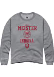 Main image for Lilly Meister Rally Mens Graphite Indiana Hoosiers NIL Sport Icon Crew Sweatshirt