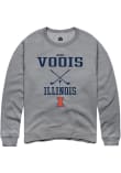 Main image for Ryan Voois Rally Mens Graphite Illinois Fighting Illini NIL Sport Icon Crew Sweatshirt