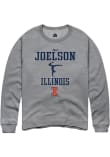 Main image for Tali Joelson Rally Mens Graphite Illinois Fighting Illini NIL Sport Icon Crew Sweatshirt