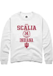 Main image for Sara Scalia Rally Mens White Indiana Hoosiers NIL Sport Icon Crew Sweatshirt