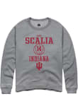 Main image for Sara Scalia Rally Mens Graphite Indiana Hoosiers NIL Sport Icon Crew Sweatshirt