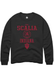 Main image for Sara Scalia Rally Mens Black Indiana Hoosiers NIL Sport Icon Crew Sweatshirt